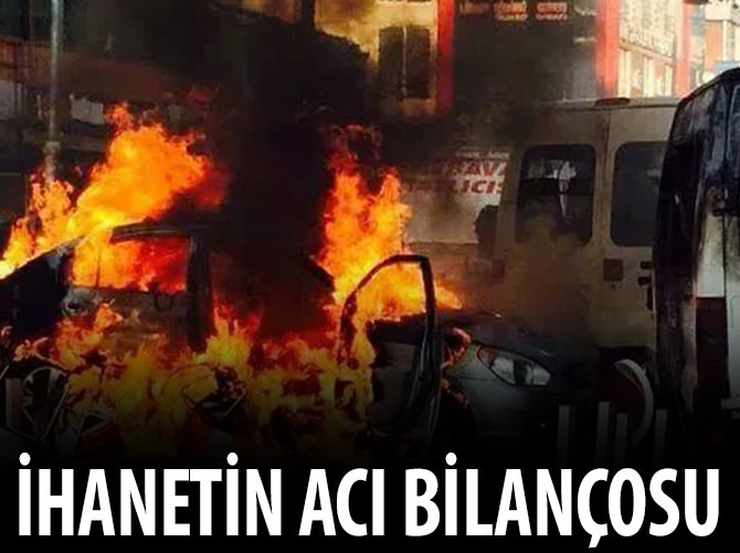 Terör saldırılarının 30 günlük bilançosu