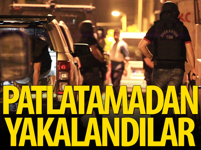 Bombalı eylem hazırlığındaki 8 PKK'lı yakalandı