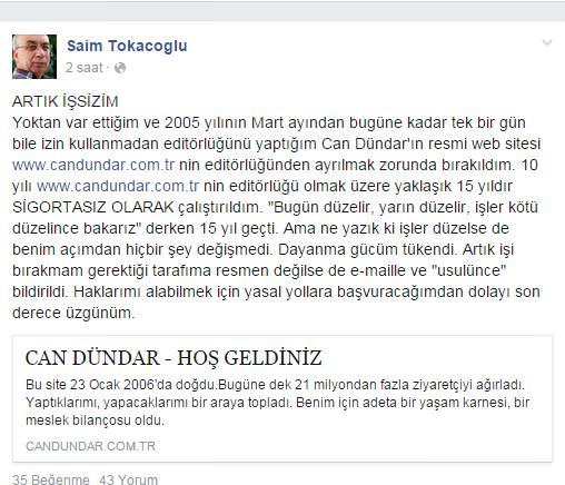Can Dündar 15 yıl sigortasız işçi çalıştırdı - 1