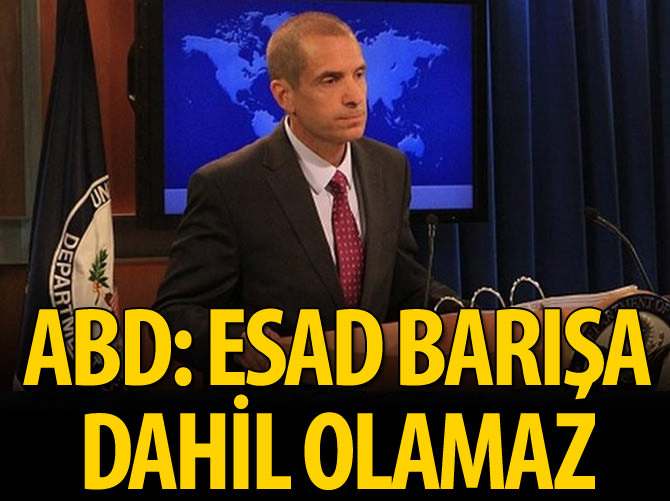 ABD: Esad barışa dahil olamaz
