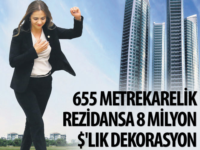 Gamze İlgezdi'den 655 metrekarelik rezidansa 8 milyon $'lık dekorasyon