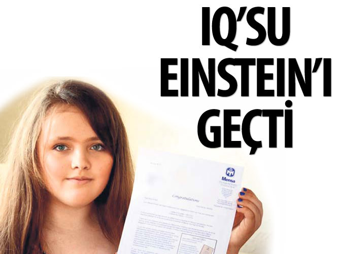 12 yaşındaki Nicole'ün IQ'su Einstein'ı geçti