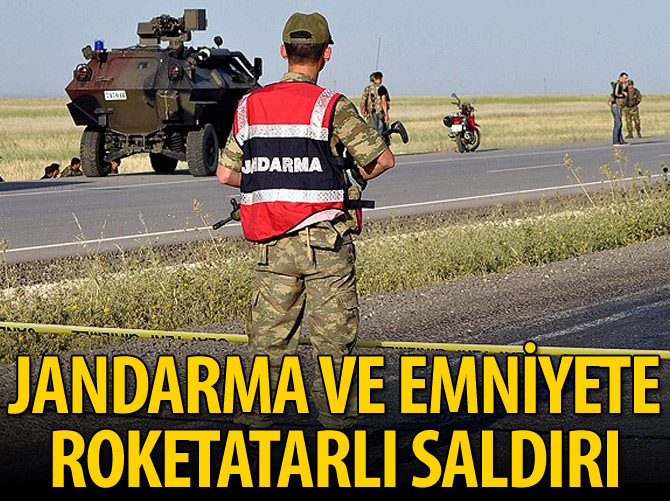 Şırnak'ta jandarma ve emniyete roketli saldırı