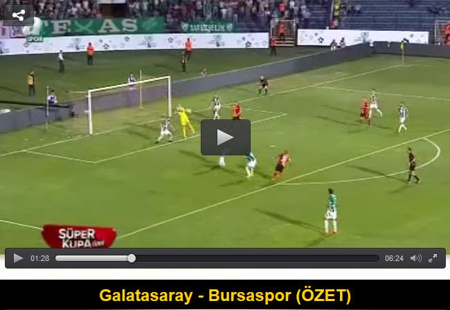 Süper Kupa Galatasaray'ın! - 1