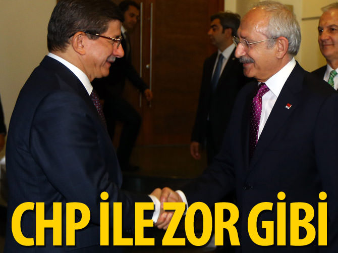"CHP ile zor gibi"