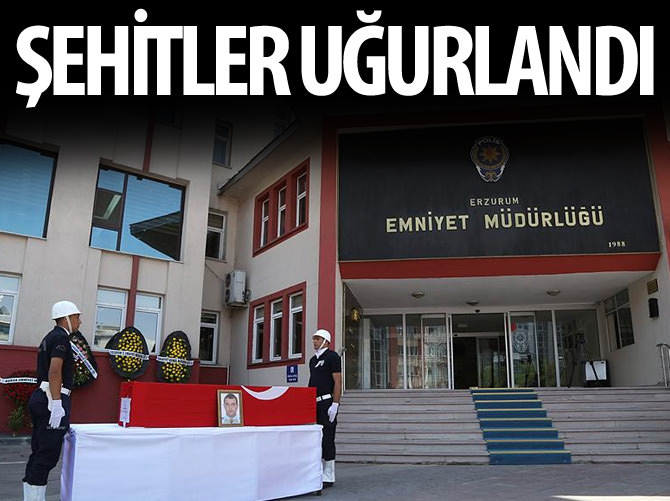 Şehitler uğurlandı