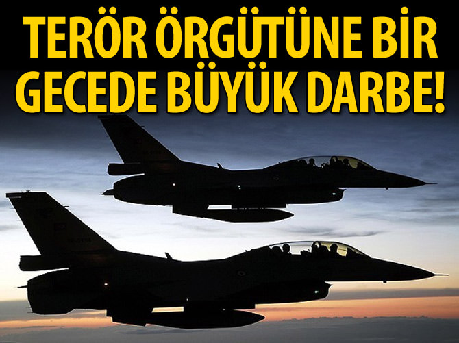 Bir gecede terör örgütüne büyük darbe