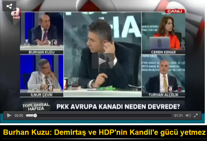 Burhan Kuzu: Demirtaş ve HDP'nin Kandil'e gücü yetmez