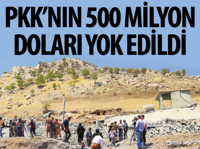 PKK’nın 500 milyon doları yok edildi