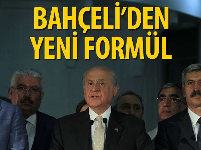 Bahçeli'den 'ay tutulması' formülü