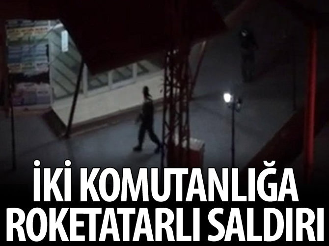 Siirt'te iki komutanlığa roketli saldırı