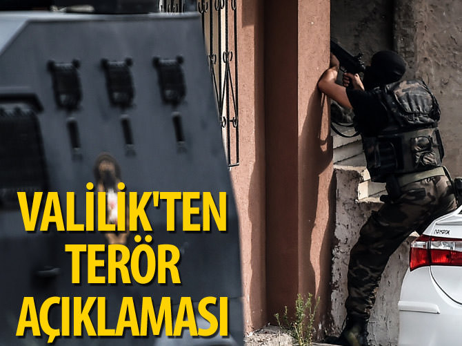 Valilikten terör saldırıları ile ilgili açıklama