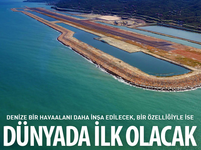 Denize bir havalanı daha inşa edilecek