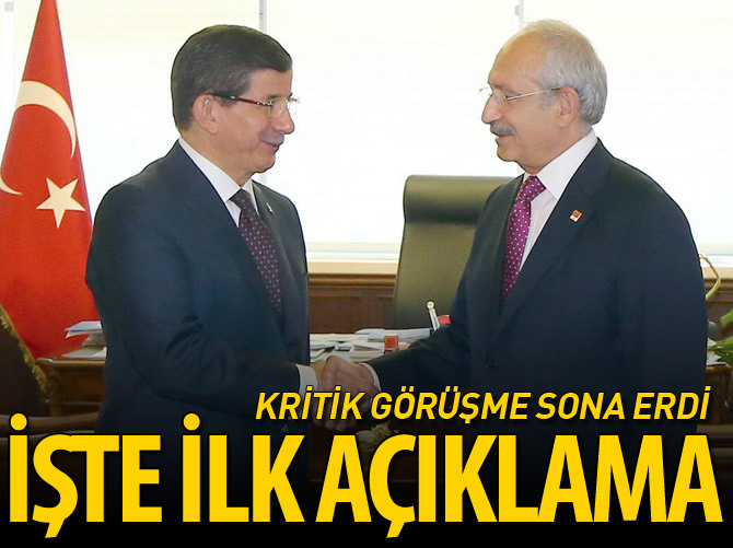 Davutoğlu ile Kılıçdaroğlu tekrar görüşecek