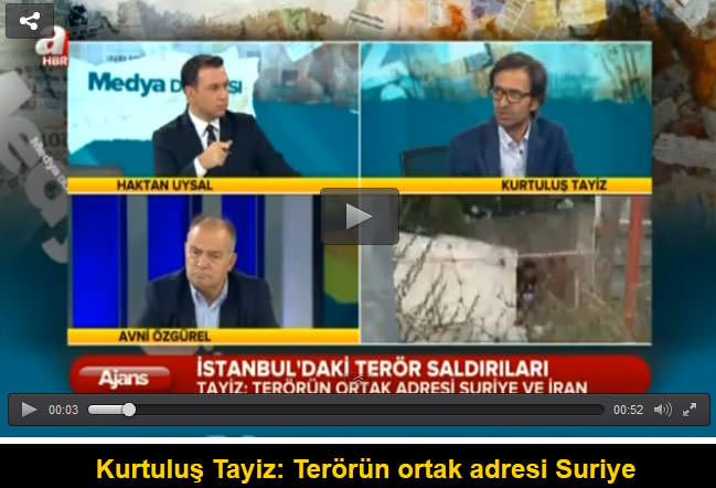 Kurtuluş Tayiz: Terörün ortak adresi Suriye