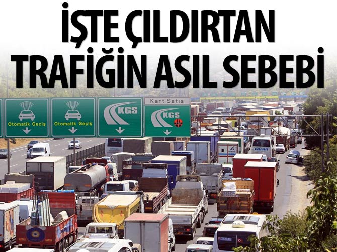 İşte çıldırtan trafiğin asıl sebebi!