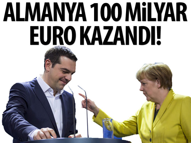 Komşudaki kriz Almanya'ya yaradı!