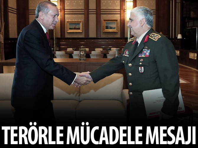 Erdoğan'dan sonuna kadar mücadele mesajı!