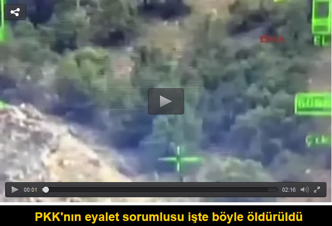 Teröristler böyle ateş altına alındı