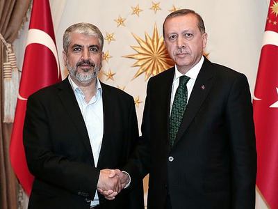 Cumhurbaşkanı Erdoğan Meşal'i kabul etti