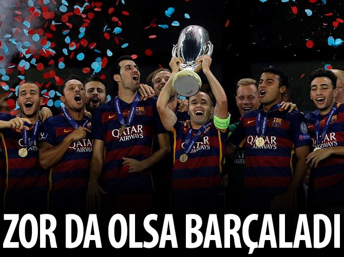 Süper Kupa Barcelona'nın!