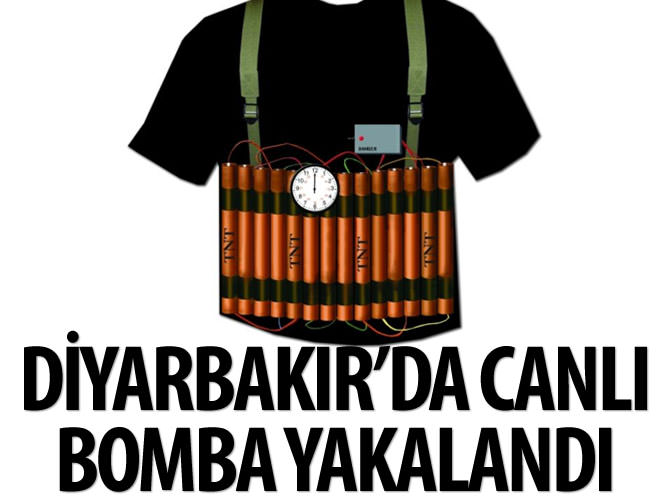Diyarbakır'da canlı bomba yakalandı