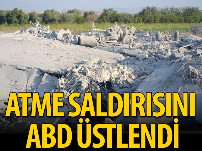 Atme saldırısını Koalisyon güçleri üstlendi