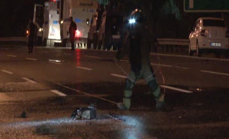 TEM, şüpheli paket sebebiyle trafiğe kapatıldı