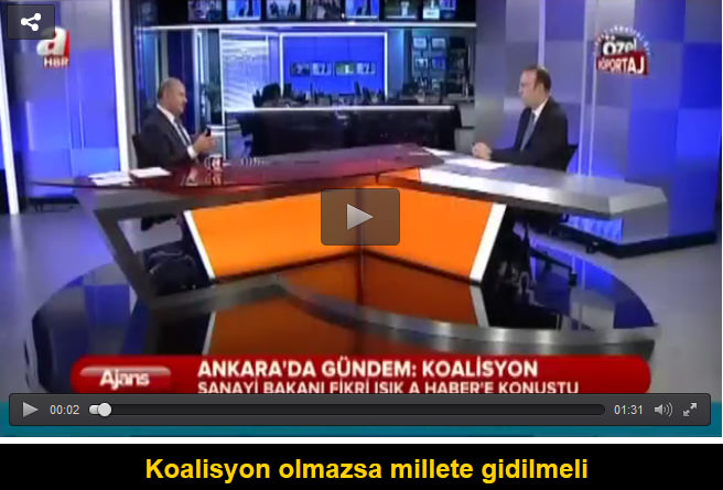 Fikri Işık: Koalisyon olmazsa millete gidilmeli