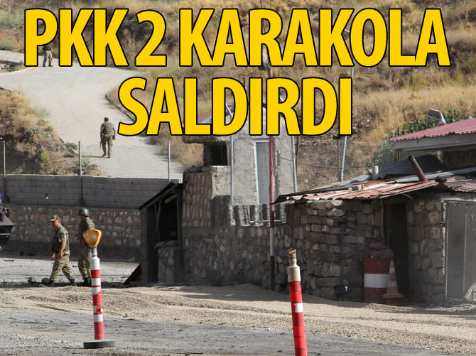 PKK 2 karakola saldırdı, 3 terörist öldürüldü
