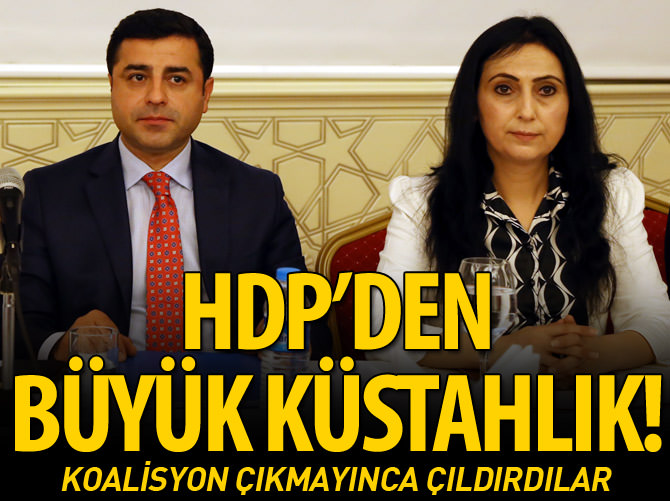 HDP'den büyük küstahlık