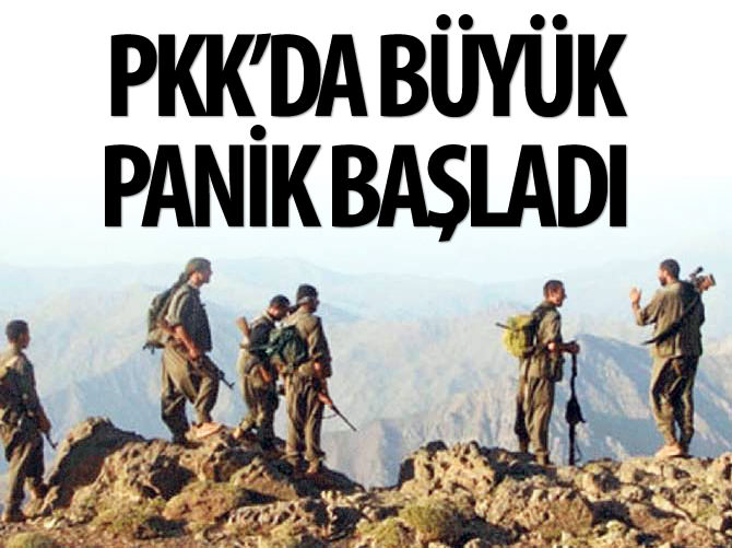 PKK'da büyük panik başladı!