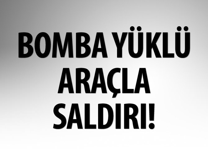 Bomba yüklü minibüs nizamiye önünde patlatıldı: 2 yaralı