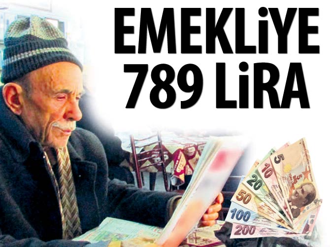 Emekliye 789 lira
