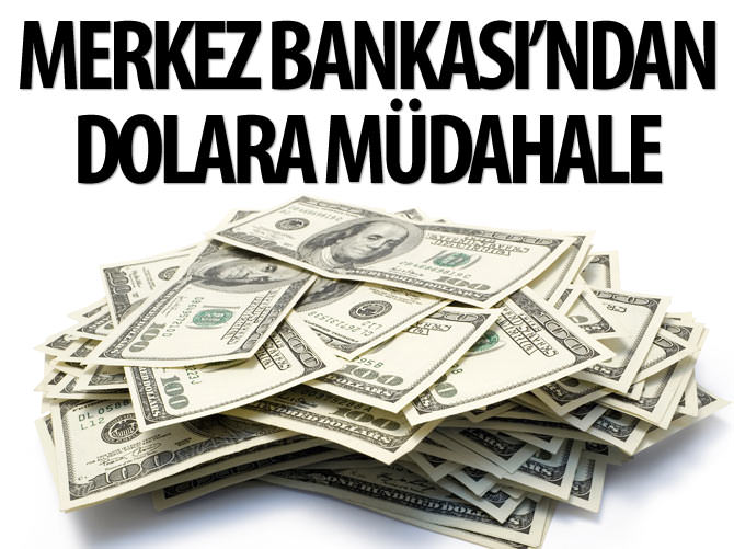 Merkez Bankası'ndan dolara müdahale