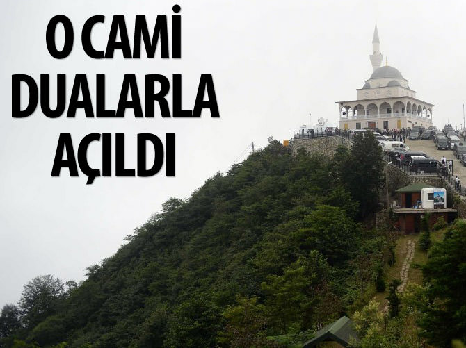 Erdoğan Kıbledağı Camisi'ni açtı