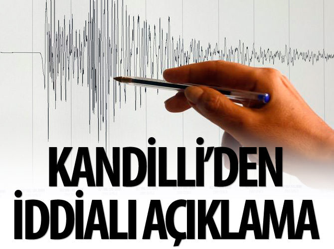 Kandilli'den iddialı açıklama: Depremi önceden tahmin edeceğiz
