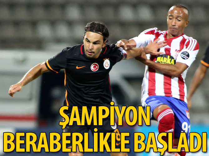 Şampiyon beraberlikle başladı