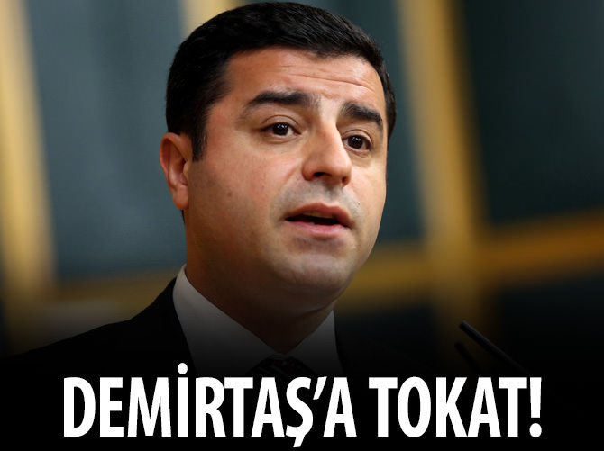 Demirtaş'a tokat