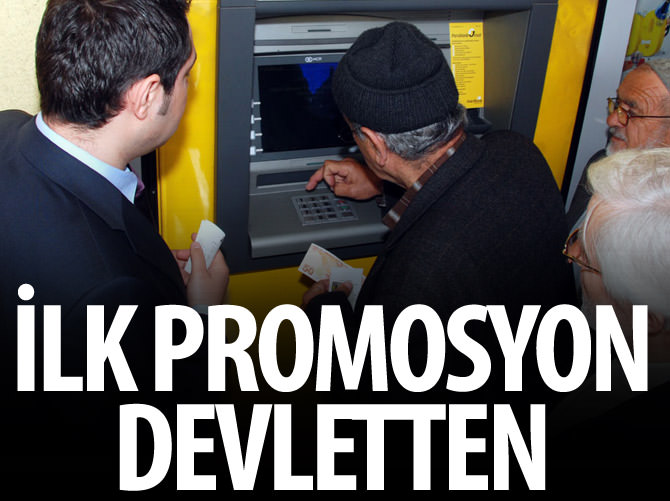 Emekliye ilk promosyonu devlet ödeyecek