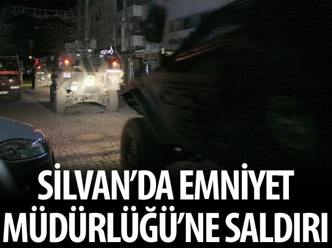 Silvan'da Emniyet Müdürlüğü'ne ateş açıldı
