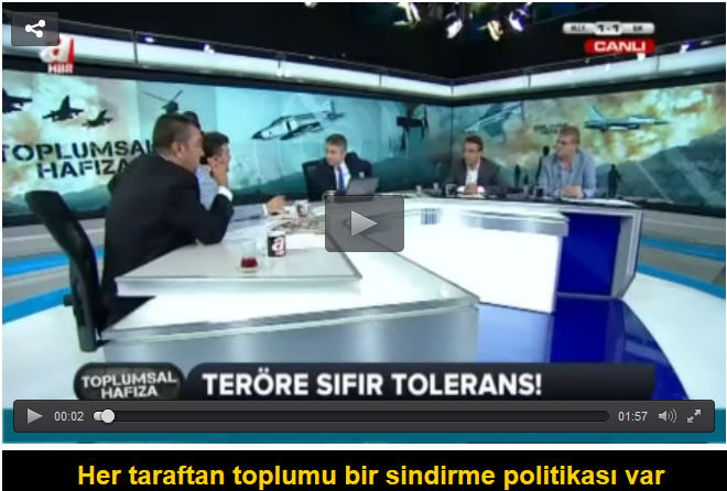 Her taraftan toplumu bir sindirme politikası var
