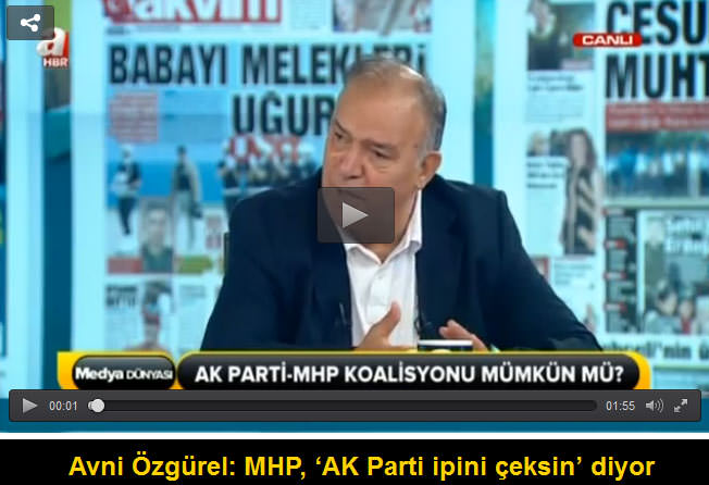 Avni Özgürel: MHP, ‘AK Parti ipini çeksin’ diyor
