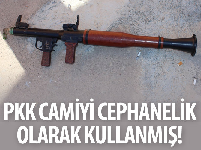 Terör örgütü camiyi üs yapmış