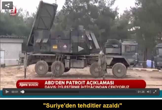 Türkiye'deki patriot füzeleri işte bu yüzden geri çekiliyor
