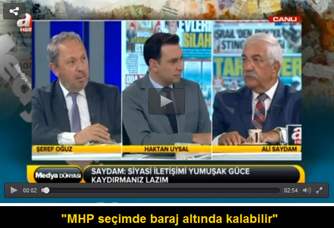 Şeref Oğuz: MHP seçimde baraj altında kalabilir