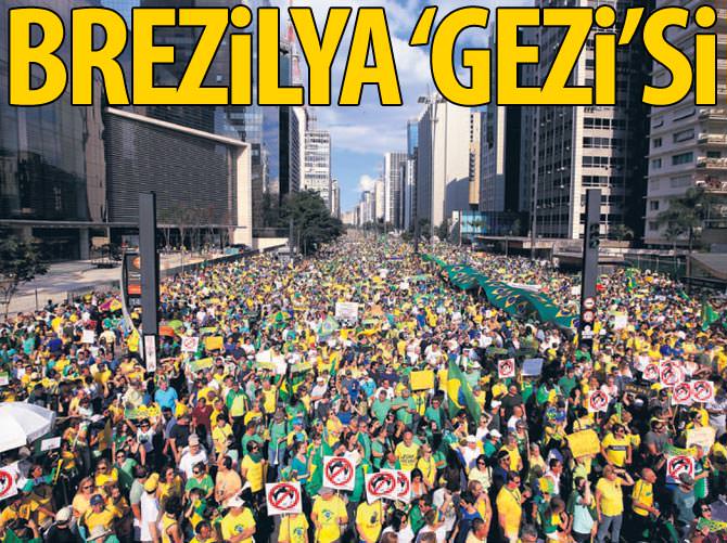 Brezilya 'Gezi'si!