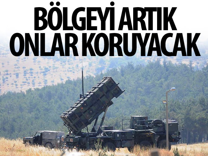 Bölgeyi artık onlar koruyacak