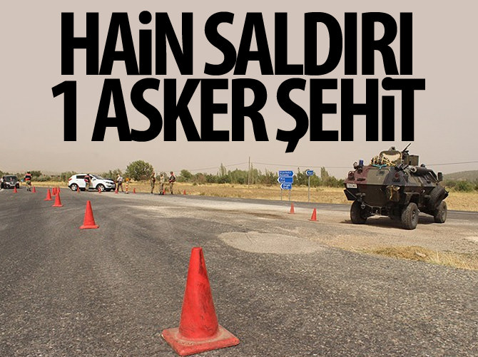 Diyarbakır-Bingöl karayolunda çatışma: 1 şehit
