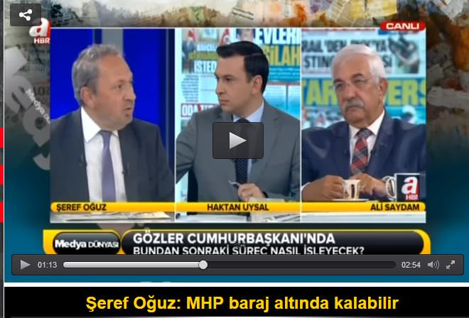 MHP baraj altında kalabilir